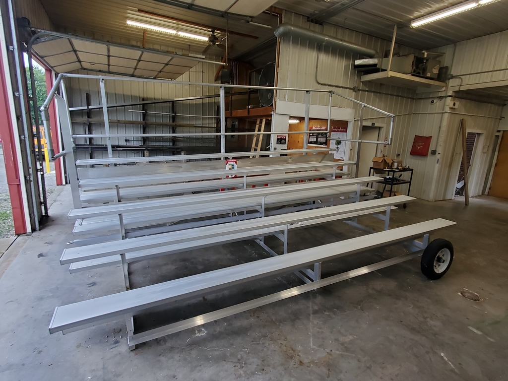 football bleachers
